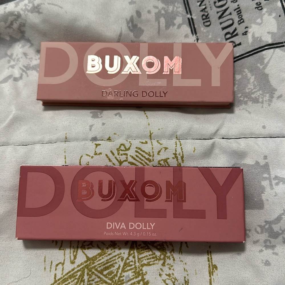Buxom eyeshadow and lip cream new